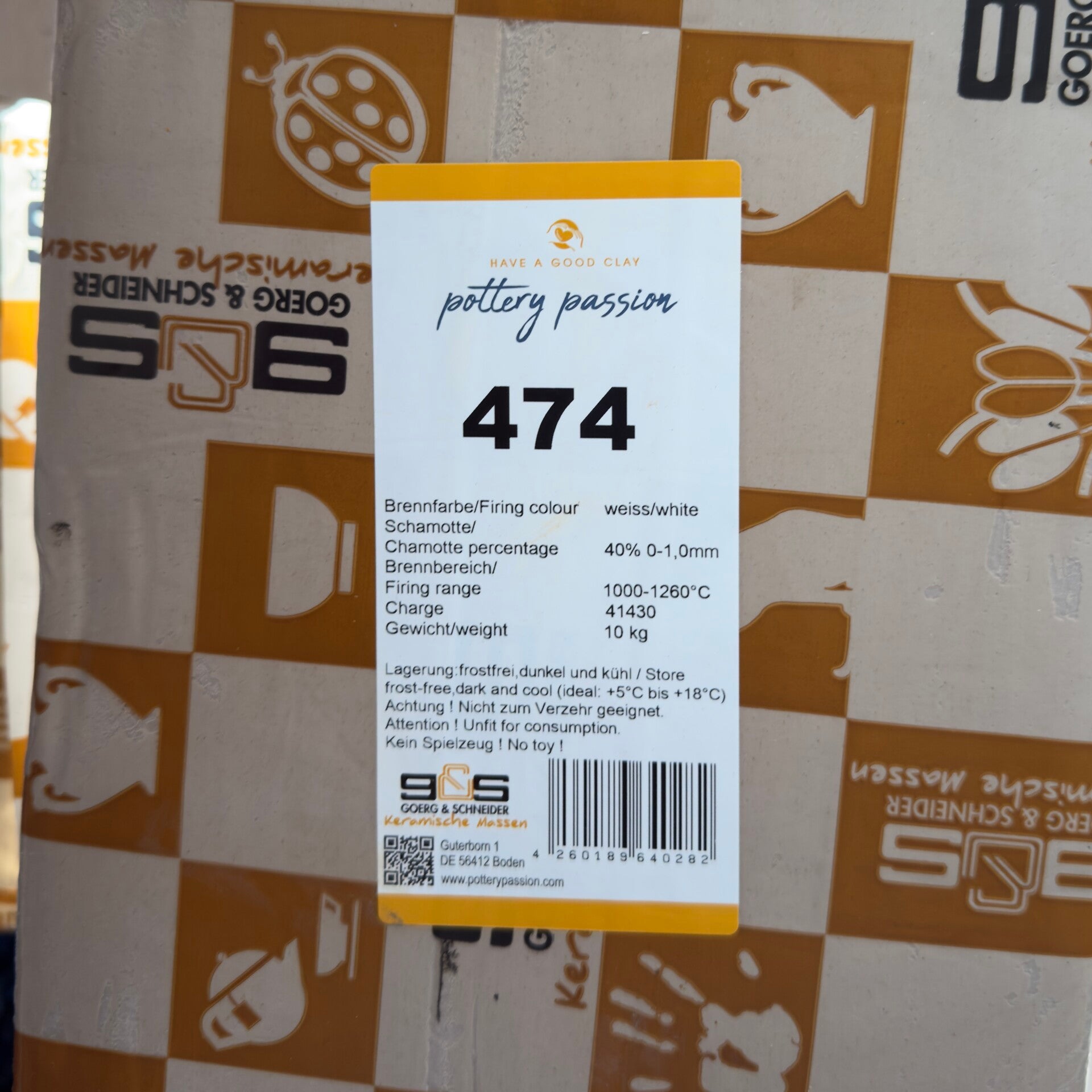 Klei – 474 Wit