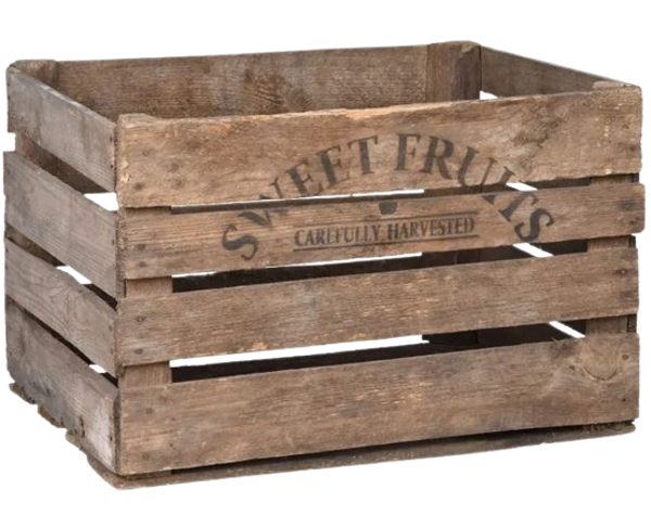 Caisse à pommes en bois