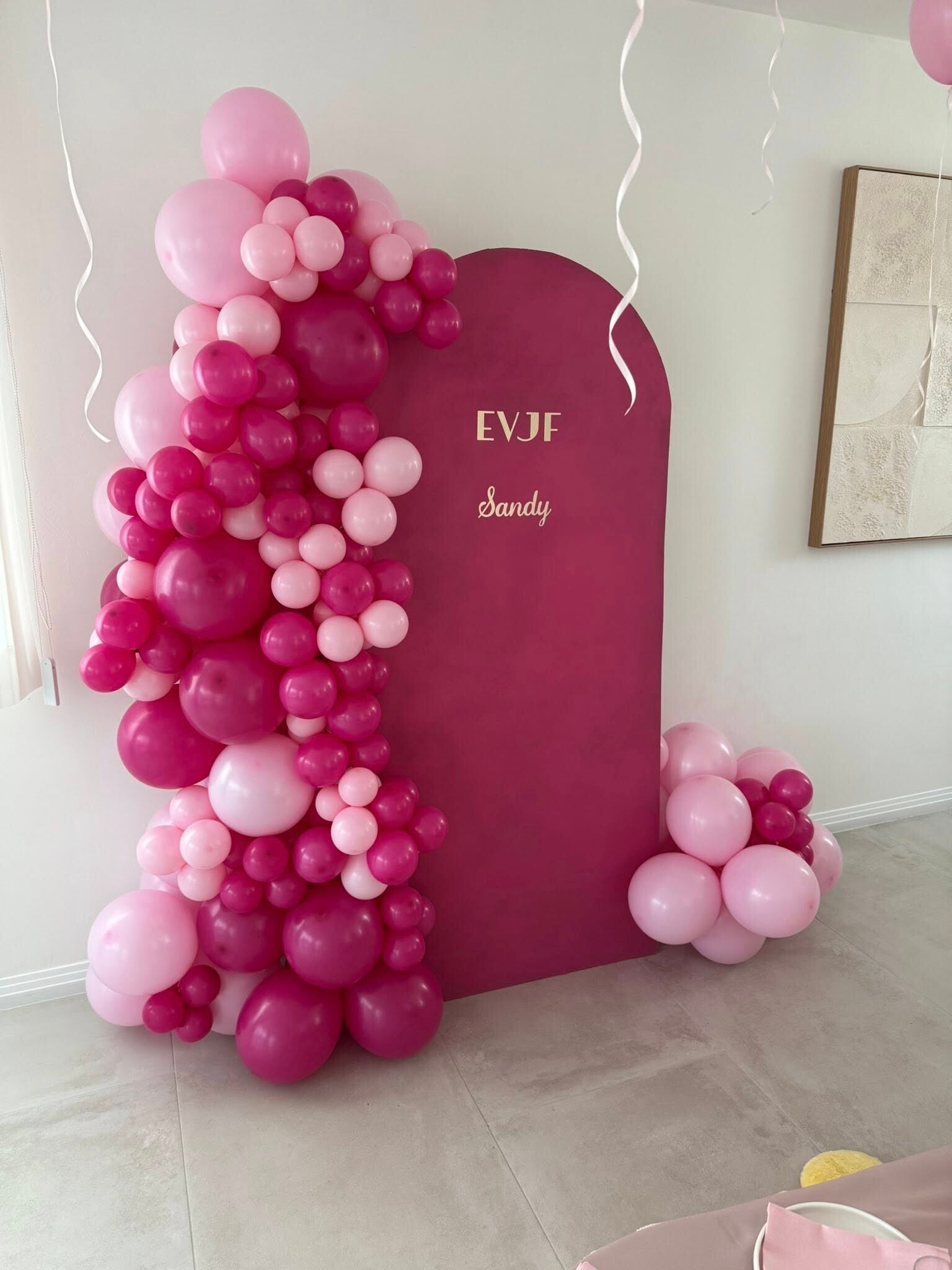 Backdrop + demi arche ballon