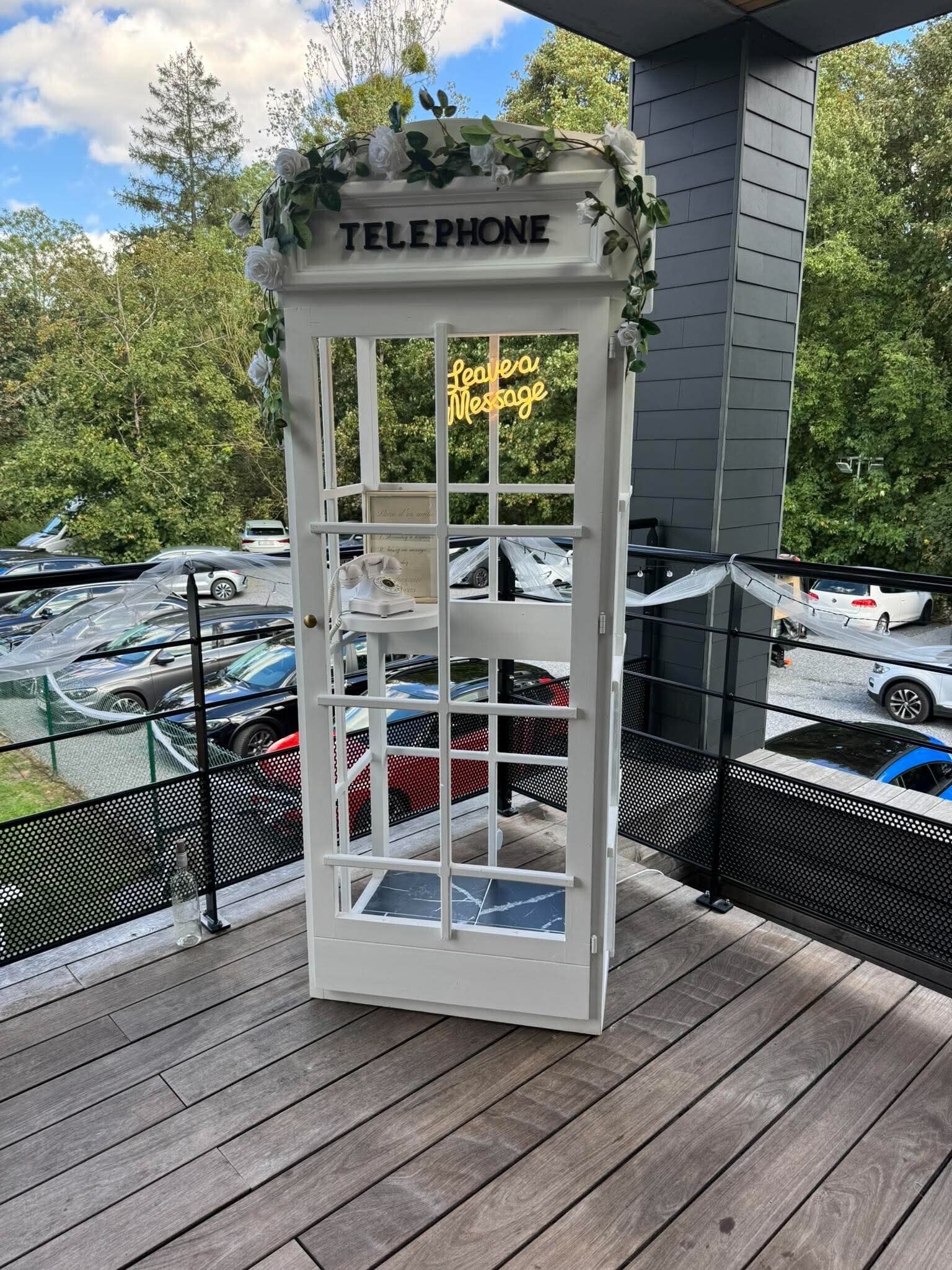 Cabine Téléphonique pour livre audio