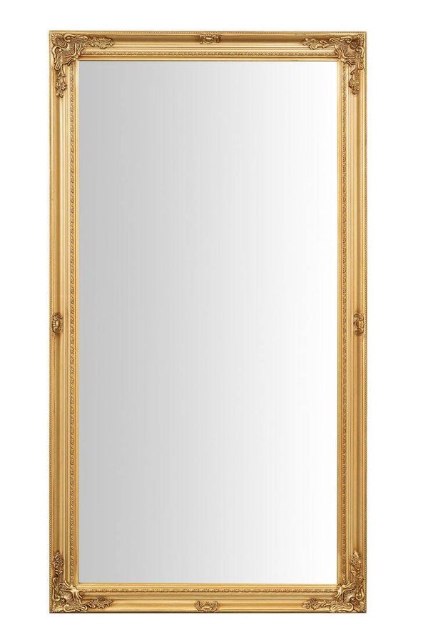 Miroir doré vintage carré