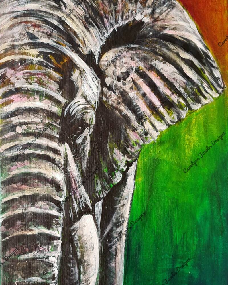 Majestic Presence / 30cm x 50cm / Acylic on canvas / Price: 150€