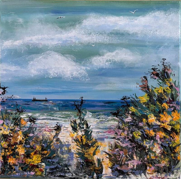 Flowers on the beach