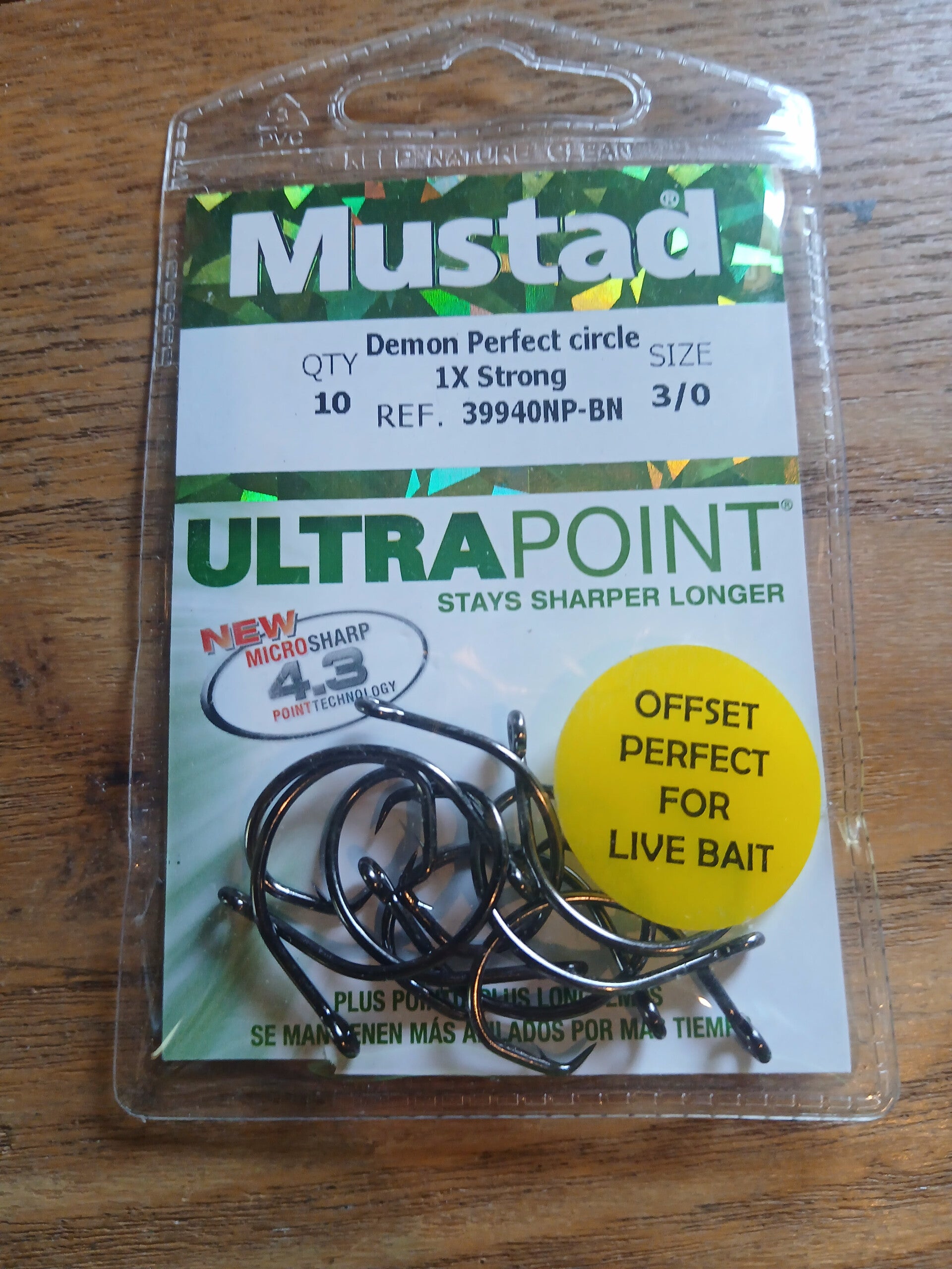 Mustard Ultrapoint Circle Hook 3/0