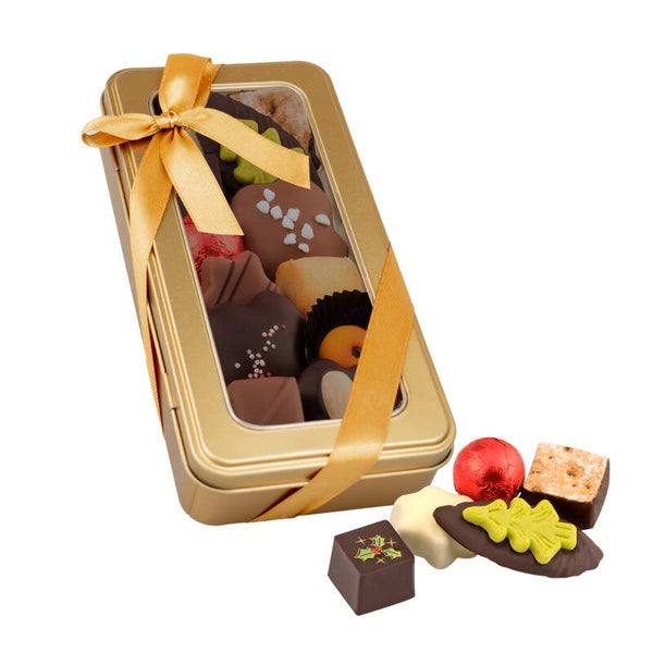 Präsentdose mit Sichtfenster Adventmischung - 5,95€/Stück