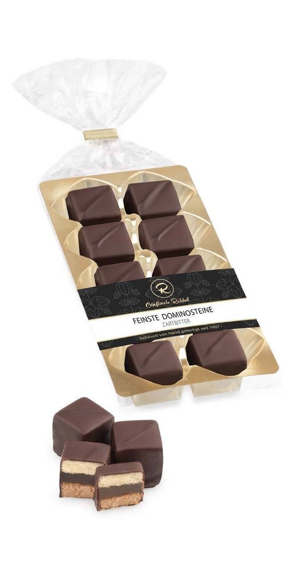 Feinste Dominosteine Zartbitter   -   3,84€/Stück