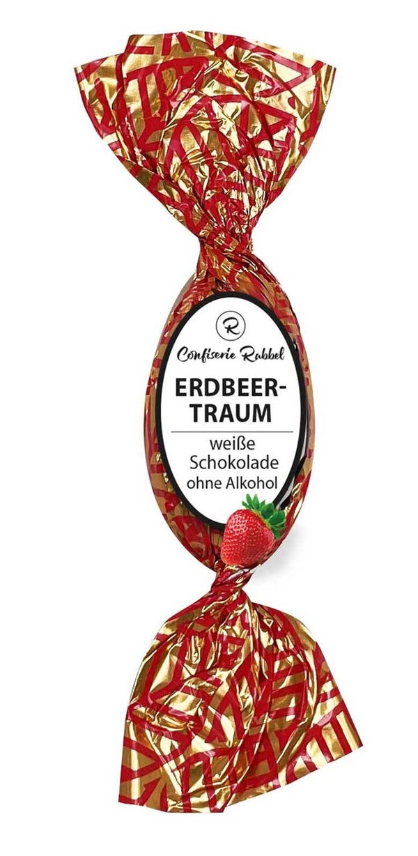 Pralineneier gewickelt Erdbeertraum- 0,74 €/Stück