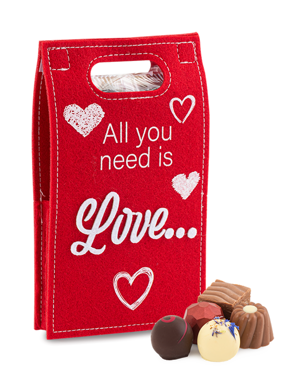 Filztasche All you need is love - 5,98€/Stück