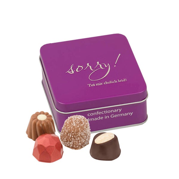 Präsentdose Sorry 50g - 4,03€/Stück