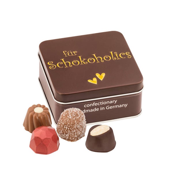 Präsentdose  Für Schokoholics 50g - 4,03€/Stück