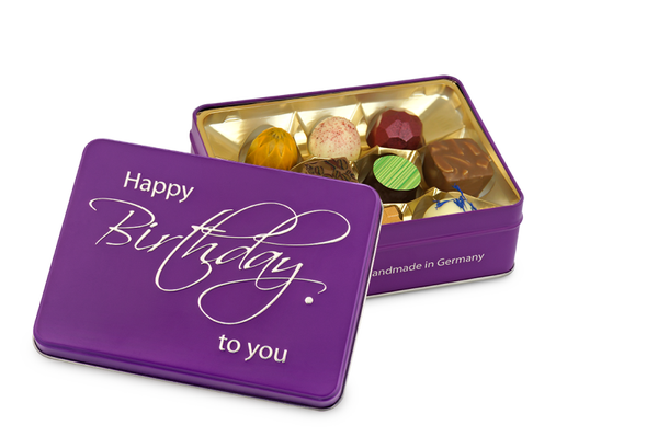 Präsentdose Happy Birthday - 5,63€/Stück