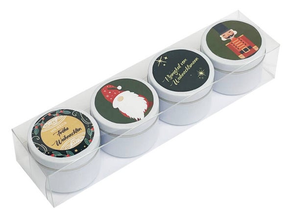 4er Set in einer Klarsichtstange - 6,95€/Stück