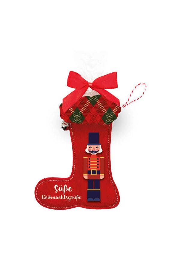 Nikolausstiefel Nussknacker- 4,82€/Stück