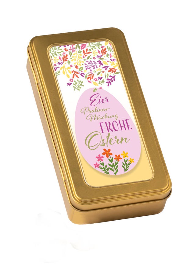 FENSTERDOSE „FROHE OSTERN“ IN GOLDENER FENSTERDOSE - 6,57€/Stück