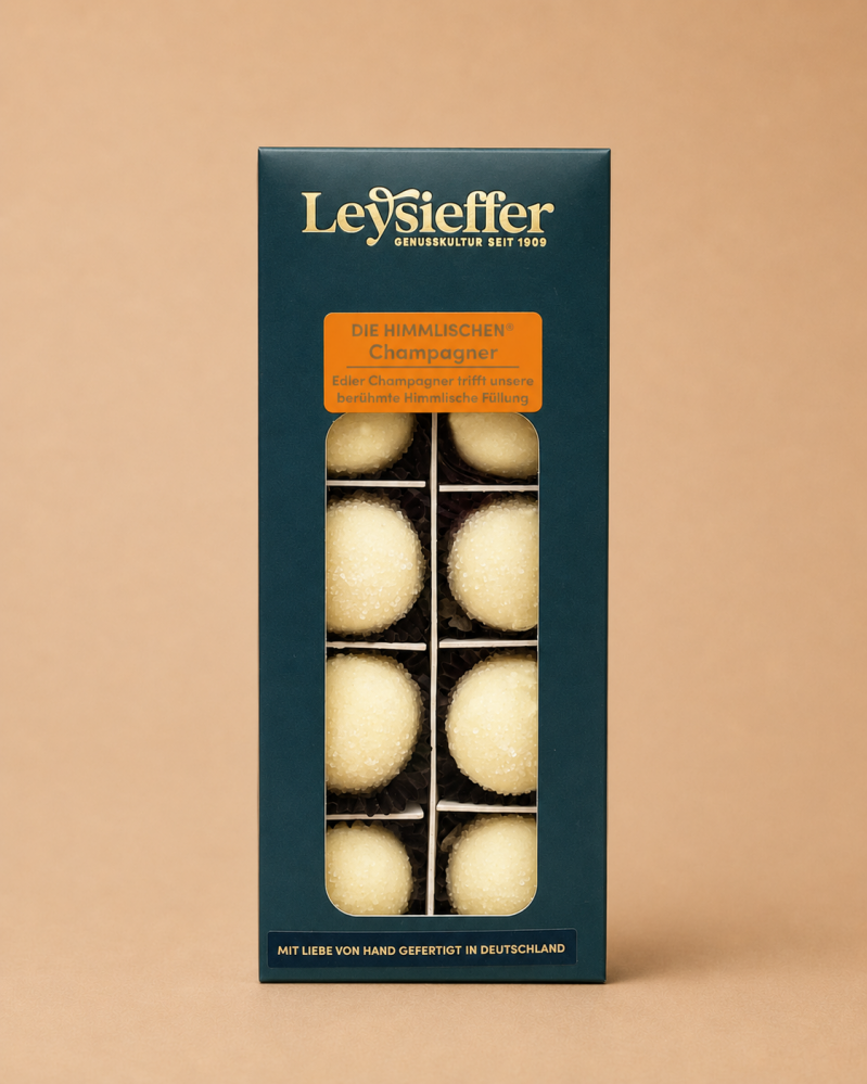 Schokoladen Trüffel „Die Himmlischen“ Champagner 100g Geschenkpackung - 4,95€/Stück