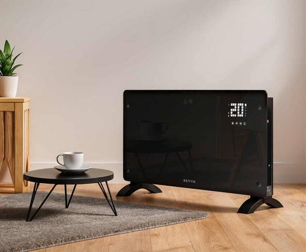SEVVA® Slimme Paneelverwarming 2000W - Met Handige Tijdschema's, Bediening Op Afstand En Meer!