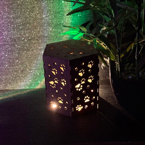 Paw print Lantern box