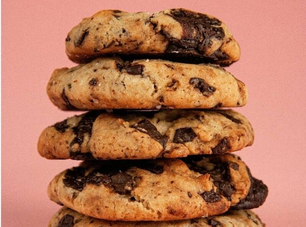 Galleta con trocitos de chocolate milka