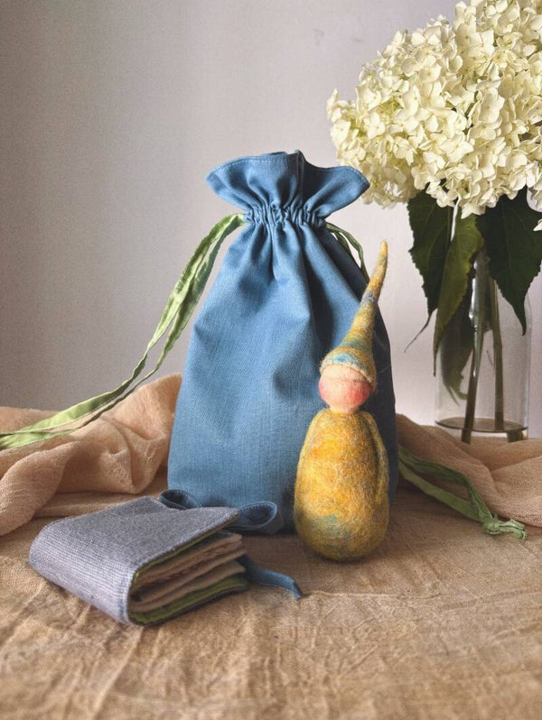 Pelgrimageset geel/blauw