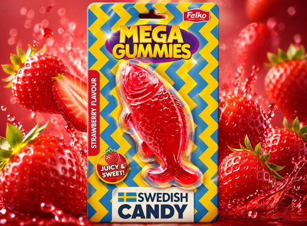 Mega Gummies - Swedish Candy Fish 120g