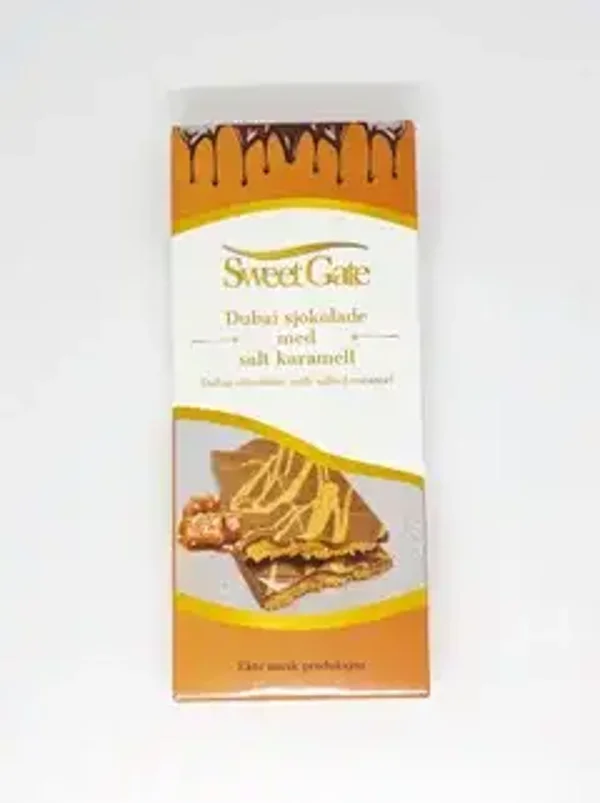 Dubai Sjokoladeplate M/ Salt Karamell 80g