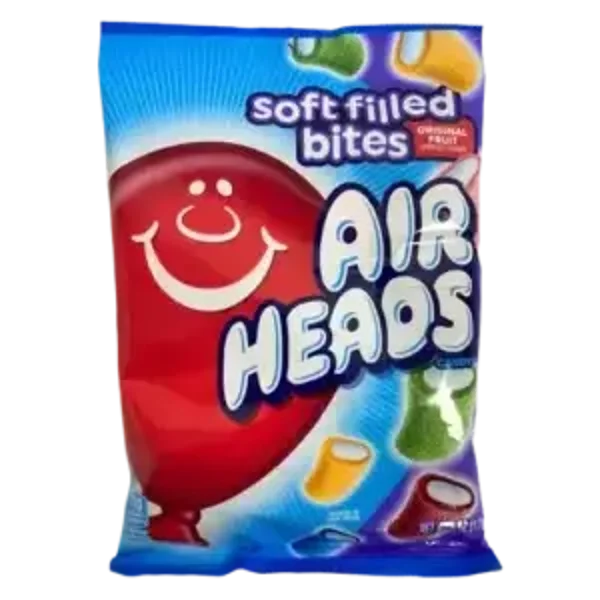 AIRHEAD SOFT FILLED BITES ORIGINAL FRUIT PEG BAG