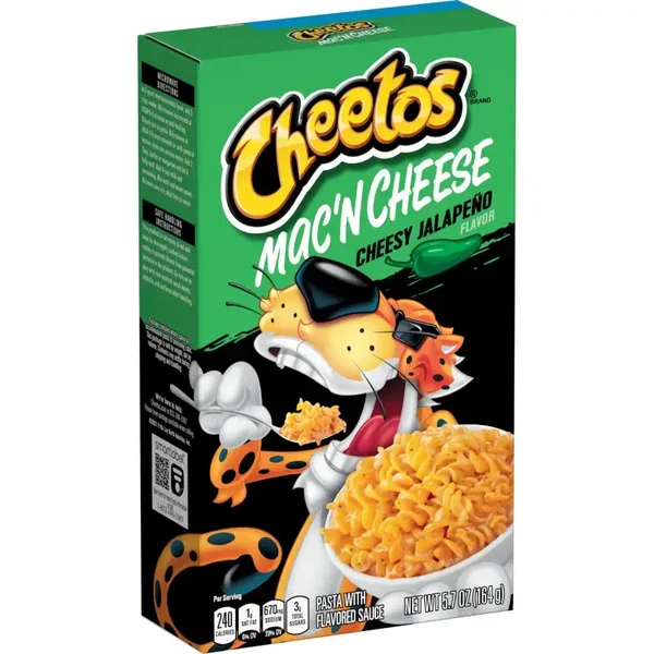 CHEETOS MAC AND CHEESE BOX CHEESY JALAPENO