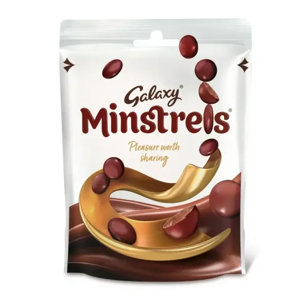 GALAXY MINSTRELS MILK CHOCOLATE BUTTONS POUCH BAG