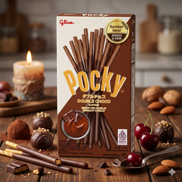 Glico Pocky Double Choco Flavour