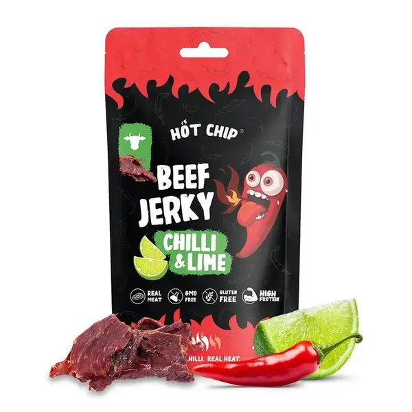 Jerky med chili och lime