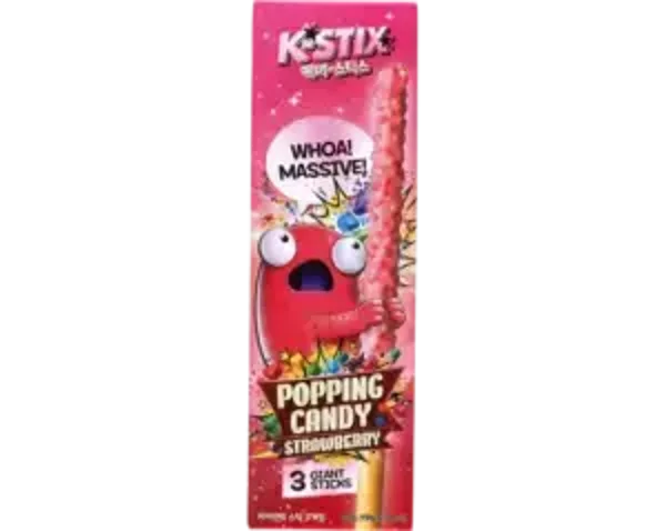 K-STIX POPPING CANDY STRAWBERRY