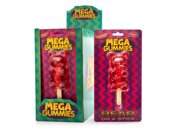 Mega Gummies - Bear on-a-stick