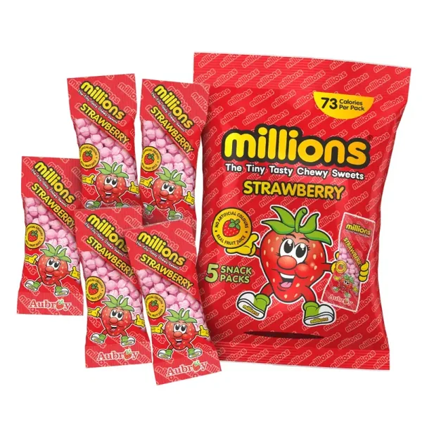 MILLIONS STRAWBERRY 5-PK SNACK PACK