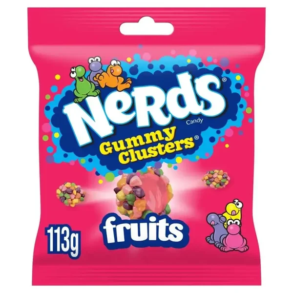 NERDS GUMMY CLUSTERS FRUIT BAG