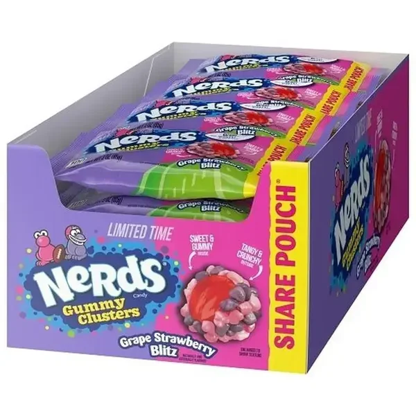 Nerds Gummy Clusters Grape Strawberry Blitz