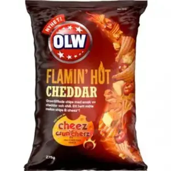 OLW FLAMIN HOT CHEDDAR 175g