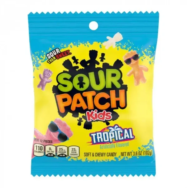 SOUR PATCH KIDS TROPICAL PEG BAG