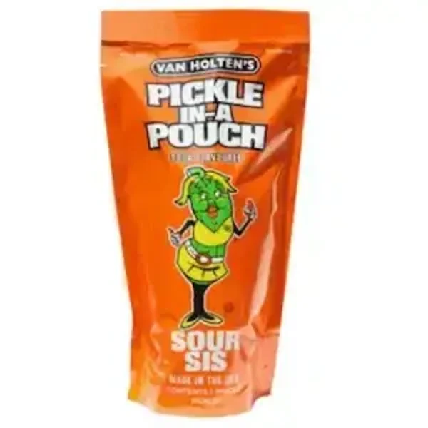 VAN HOLTEN’S SOUR SIS PICKLE IN A POUCH PACK 306g