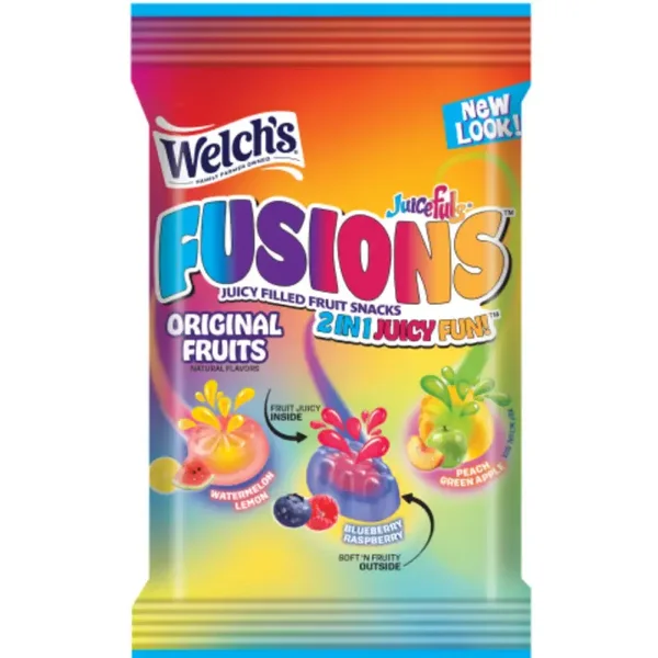 WELCH’S JUICEFULS FUSIONS ORIGINAL BLUE RASPBERRY/GREEN APPLE/PEACH