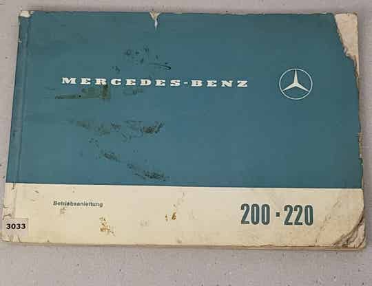 Mercedes Benz 200/8 - 220/8 Ausgabe B