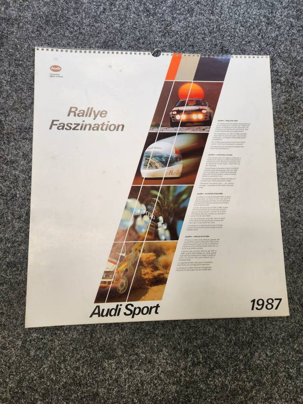 Audi Kalender 1987