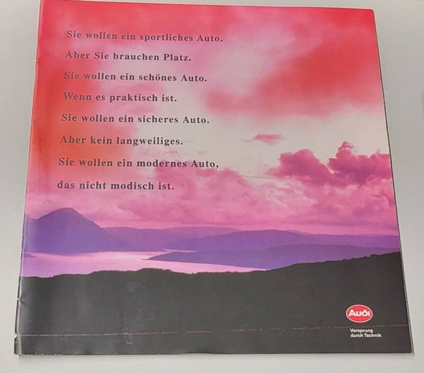 Originalprospekt "Audi 80 Avant"