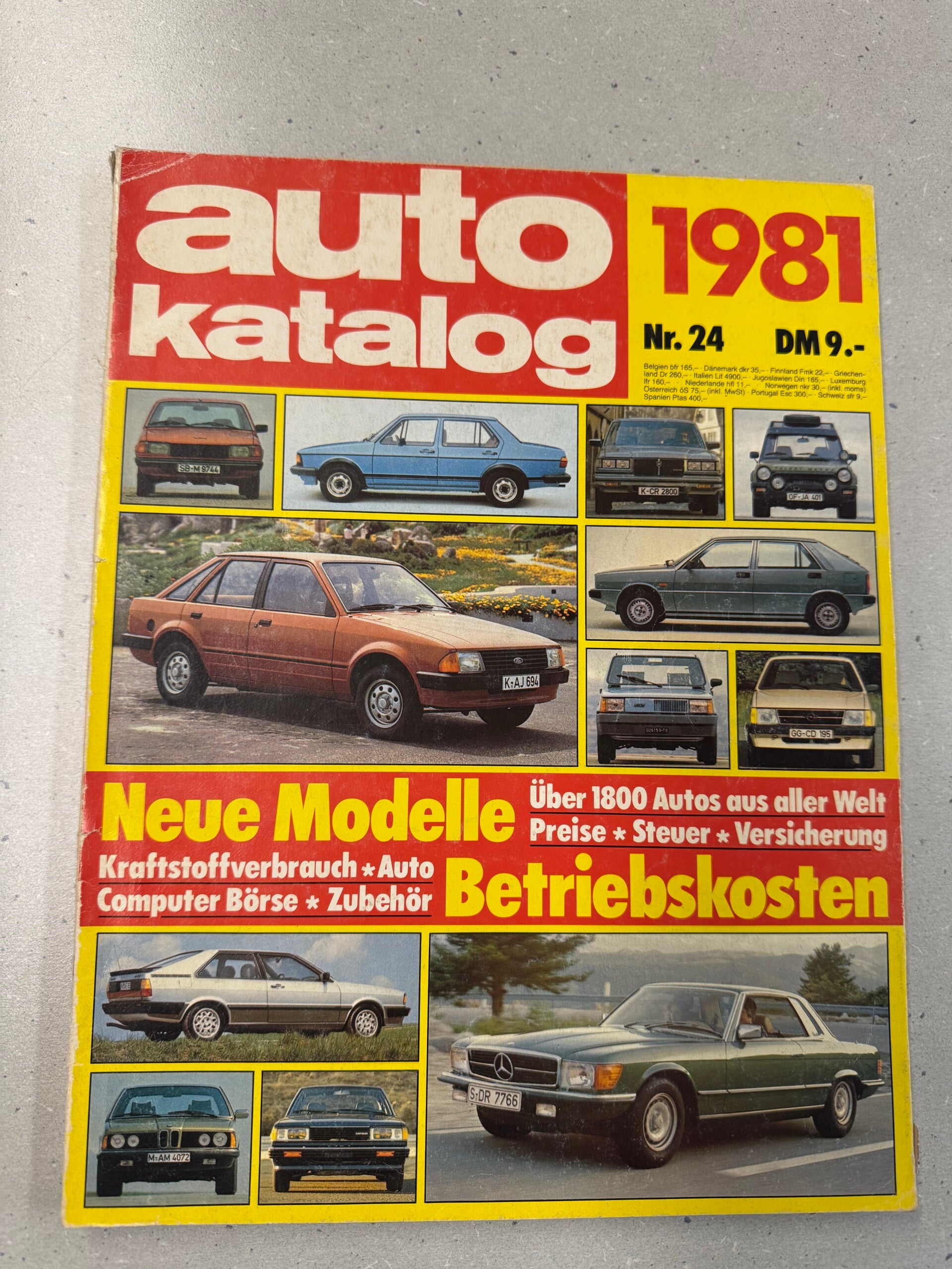 Auto Katalog 1981