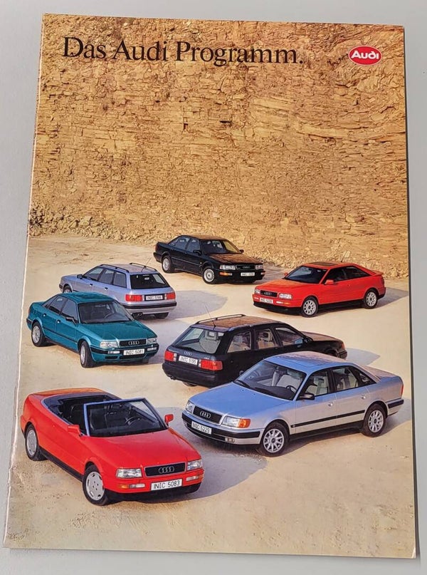 Originalprospekt "Das Audi Programm"