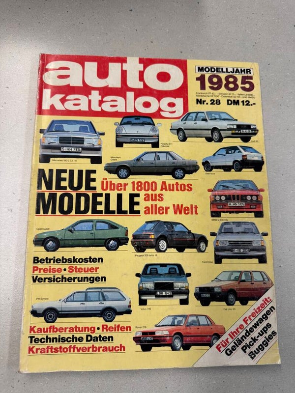 Auto Katalog 1985