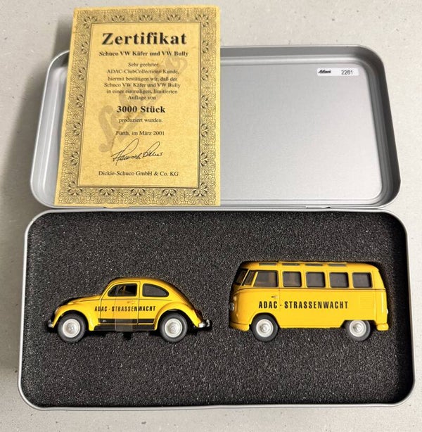 Schuco ADAC-Club-Collection VW Käfer und VW Bully