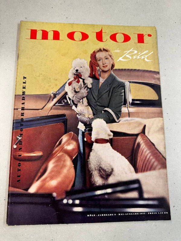 "Motor im Bild" 1955 Mai Ausgabe