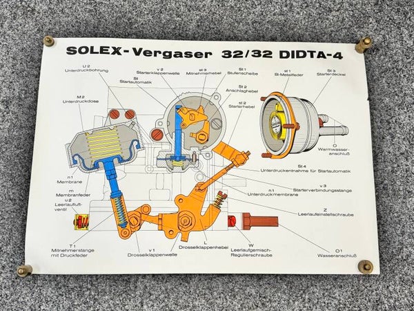 Zeichnung SOLEX-Vergaser 32/32 DIDTA-4
