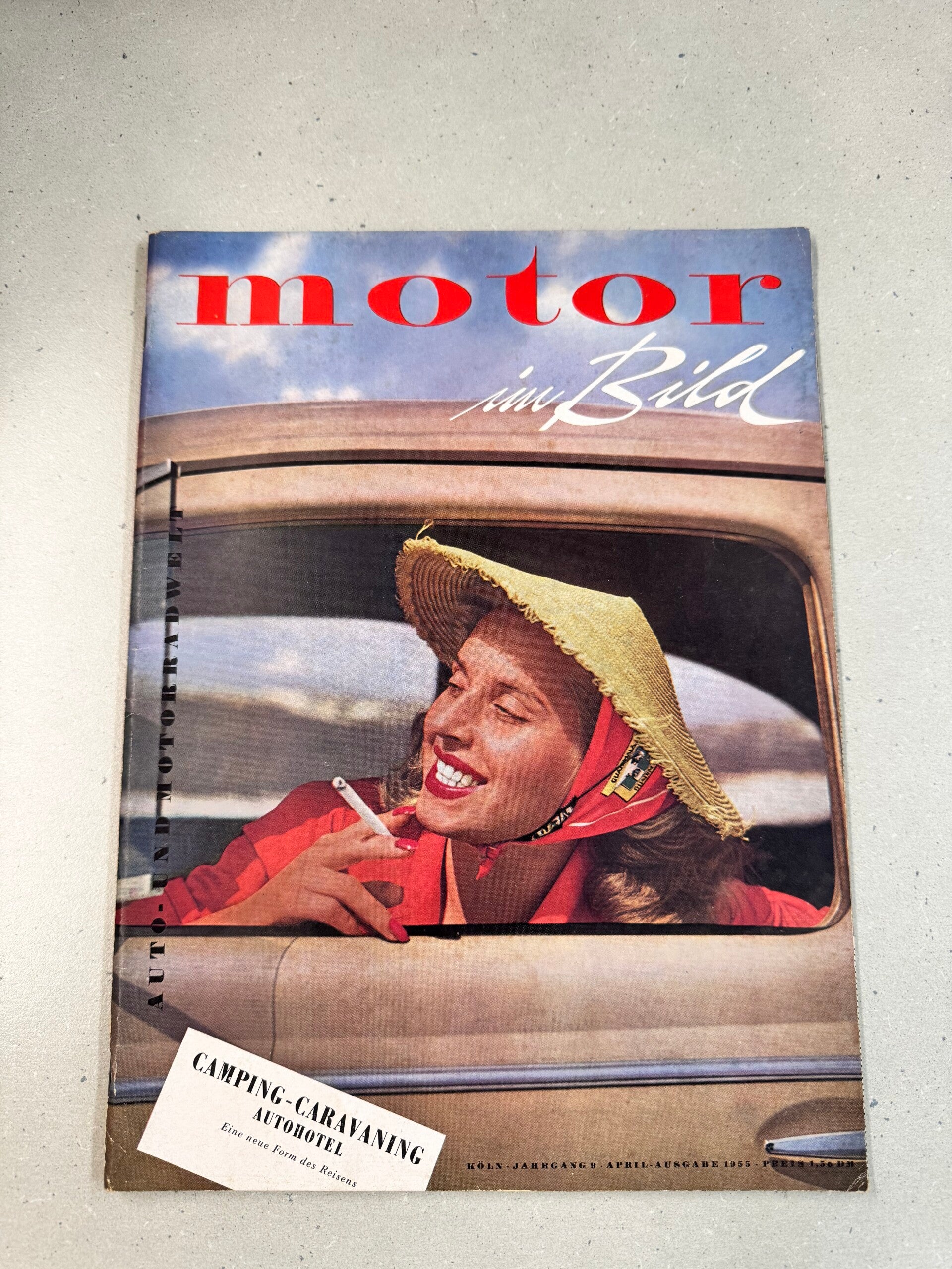 "Motor im Bild" 1955 April Ausgabe