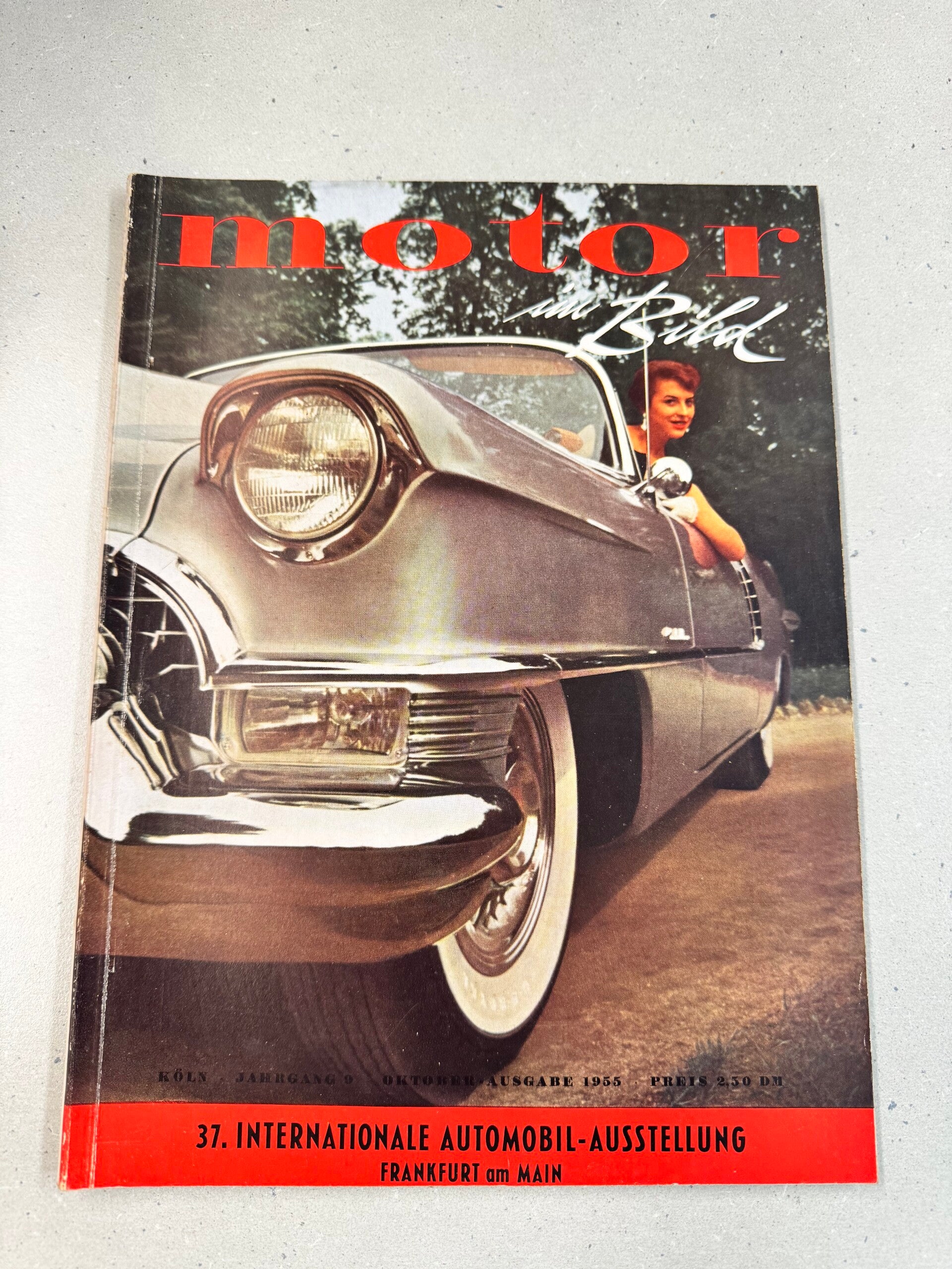 "Motor im Bild" 1955 Oktober Ausgabe